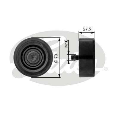 Ролик натяжителя HYUNDAI арт. T36206
