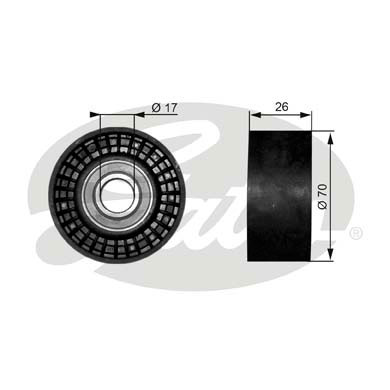 Ролик натяжителя SKF арт. T38018