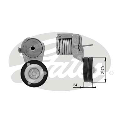 Натяжник ременя генератора Skoda Octavia/VW Golf 1.4/1.6 97-06 (металл.) BTA арт. T38282