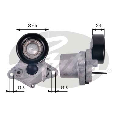 Ролик натяжителя приводного ремня  SKF арт. T39123