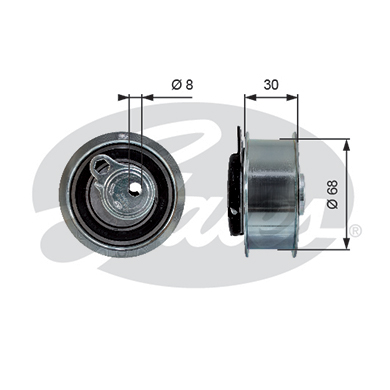 Натяжной ролик ремня ГРМ SKF арт. T43219