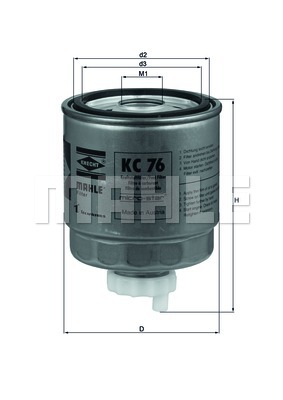 Топливный фильтр DELPHI арт. KC76