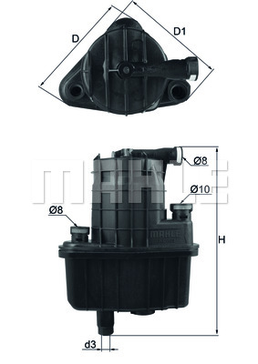 Топливный фильтр CLEAN FILTERS арт. KL469