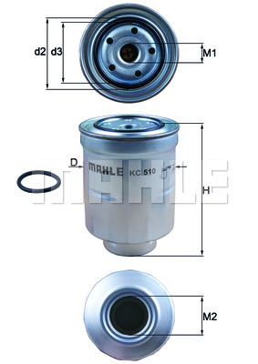 Топливный фильтр BLUE PRINT арт. KC 510D