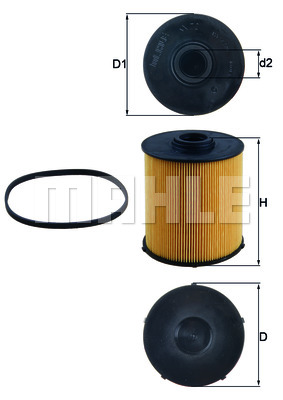 Топливный фильтр DELPHI арт. KX70D