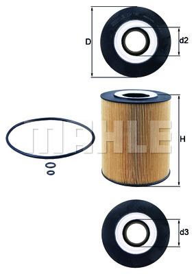 Масляный фильтр DT Spare Parts арт. OX146D