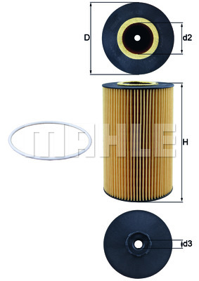 Масляный фильтр BOSCH арт. OX425D