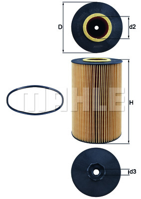 Фільтр масляний WIX FILTERS арт. OX426D