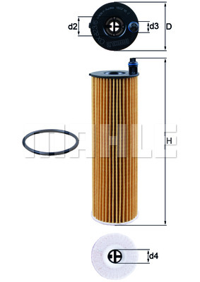 Масляний фiльтр BOSCH арт. OX8236D