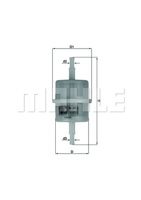 Топливный фильтр BOSCH арт. KL63OF