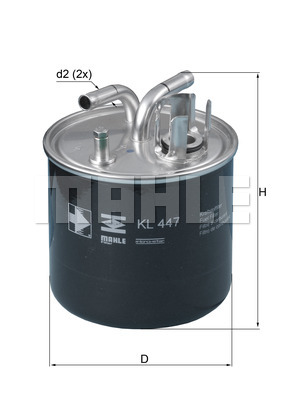 Фільтр палива BOSCH арт. KL447