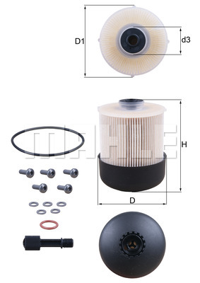 Топливный фильтр WIX FILTERS арт. KX 338/28D