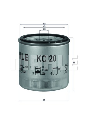 Топливный фильтр DONALDSON арт. KC20
