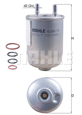 Топливный фильтр BOSCH арт. KL485/15D