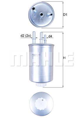 Фільтр палива PURFLUX арт. KL505