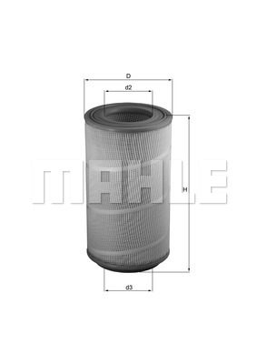 Фільтр повітря DONALDSON арт. LX1025