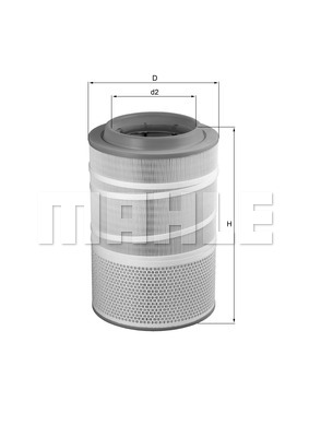 Воздушный фильтр HENGST FILTER арт. LX1278