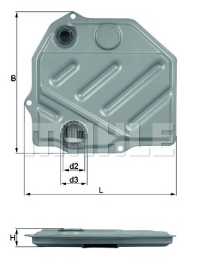 Гидрофильтр, автоматическая коробка передач MANN-FILTER арт. HX46