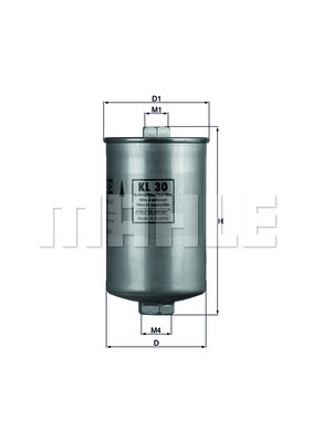 Топливный фильтр MANN-FILTER арт. KL 30