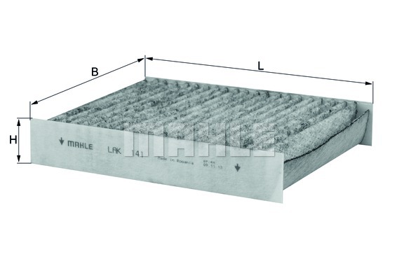 Фильтр салона MANN-FILTER арт. LAK141