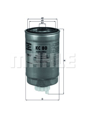 Топливный фильтр KNECHT арт. KC 80