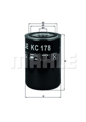 Фільтр палива HENGST FILTER арт. KC178