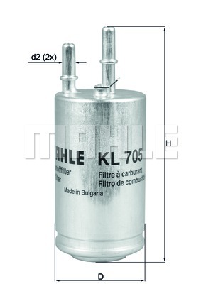 Топливный фильтр FRAM арт. KL 705
