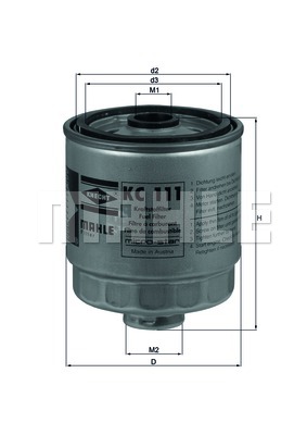 Топливный фильтр WIX FILTERS арт. KC111