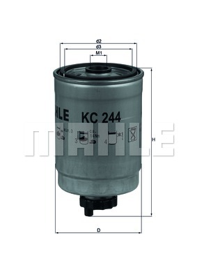Топливный фильтр UFI арт. KC244