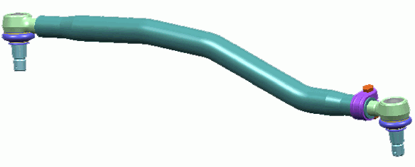 Поздовжня рульова тяга LEMFÖRDER 25154 01