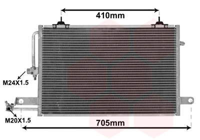 Радиатор кондиционера THERMOTEC арт. 03005117