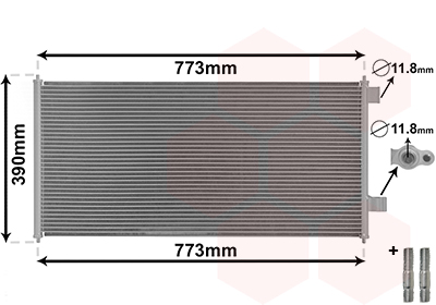 Радиатор кондиционера NRF арт. 18005361