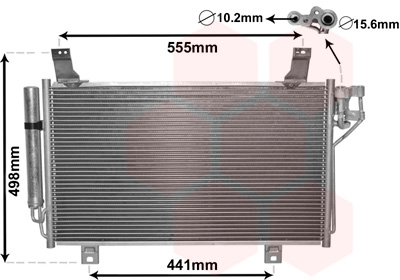 Радиатор кондиционера AVA QUALITY COOLING арт. 27005264
