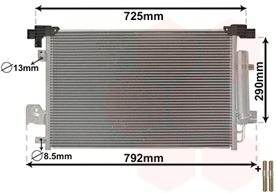 Радиатор кондиционера NISSENS арт. 32005210