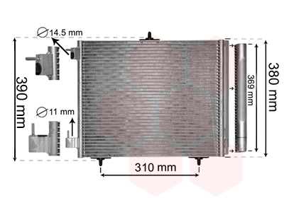Радиатор кондиционера NRF арт. 40005295