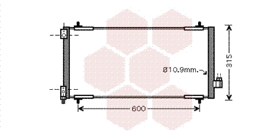 Радиатор кондиционера NRF арт. 40005301