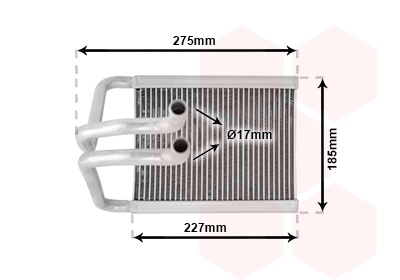 Радиатор печки AVA QUALITY COOLING арт. 82006168