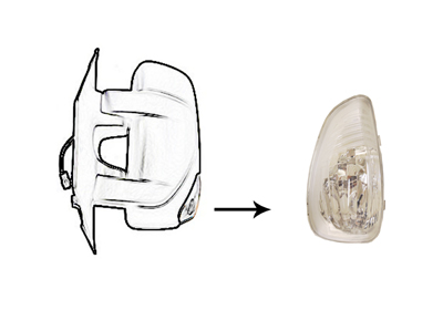 Фонарь указателя поворота ALKAR арт. 3799915