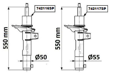 Амортизатор SACHS арт. 742116SP