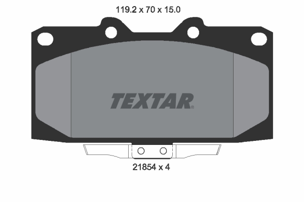 Тормозные колодки дисковые BREMBO арт. 2185401