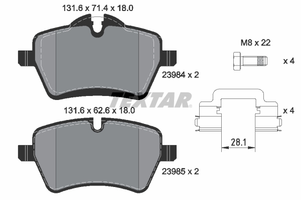 Тормозные колодки дисковые QUICK BRAKE арт. 2398404