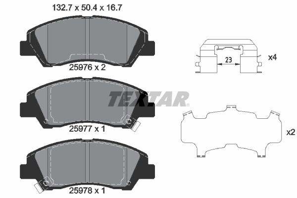 Тормозные колодки дисковые BREMBO арт. 2597601