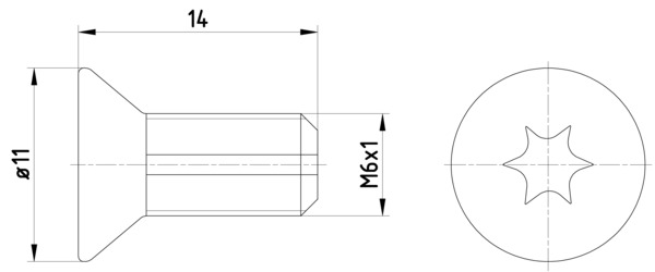 Болт, диск тормозного механизма QUICK BRAKE арт. TPM0012