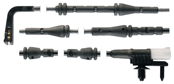 Датчик зносу гальмівних колодок (задніх) Land Rover Discovery Sport 1.5H-2.2D 14- (L=855mm) QUICK BRAKE арт. 98058300