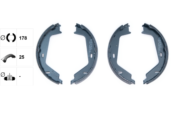 Колодки тормозные барабанные BREMBO арт. 91062300