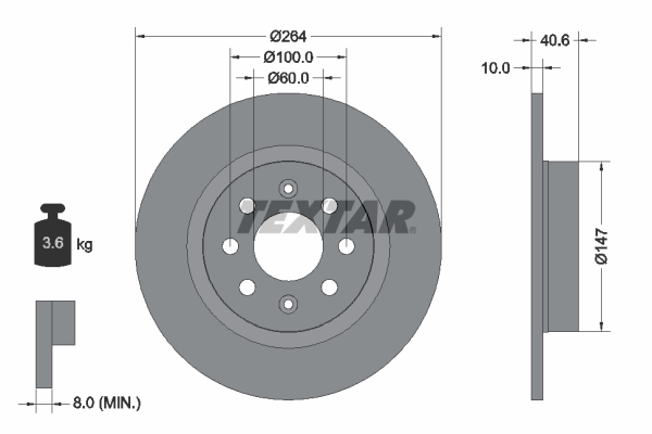 Тормозной диск FEBI BILSTEIN арт. 92145903