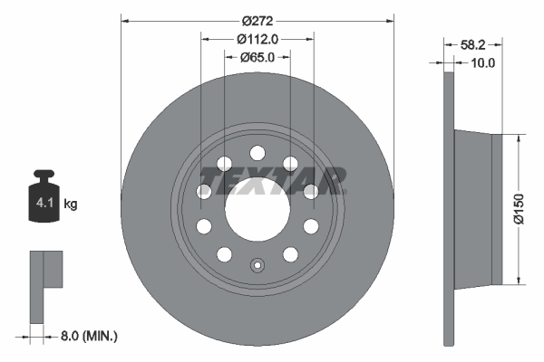 Тормозной диск DELPHI арт. 92300003