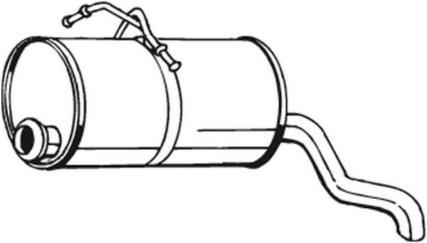 Глушитель выхлопных газов конечный MTS арт. 135-225