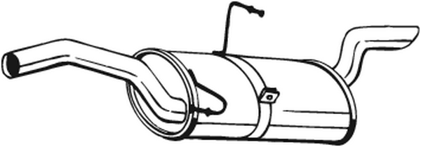 Глушитель выхлопных газов конечный POLMO арт. 190-101