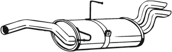Глушитель выхлопных газов конечный MTS арт. 135-567